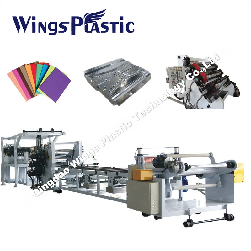 Wings Machinery Pet Plastic Sheet Making Machine