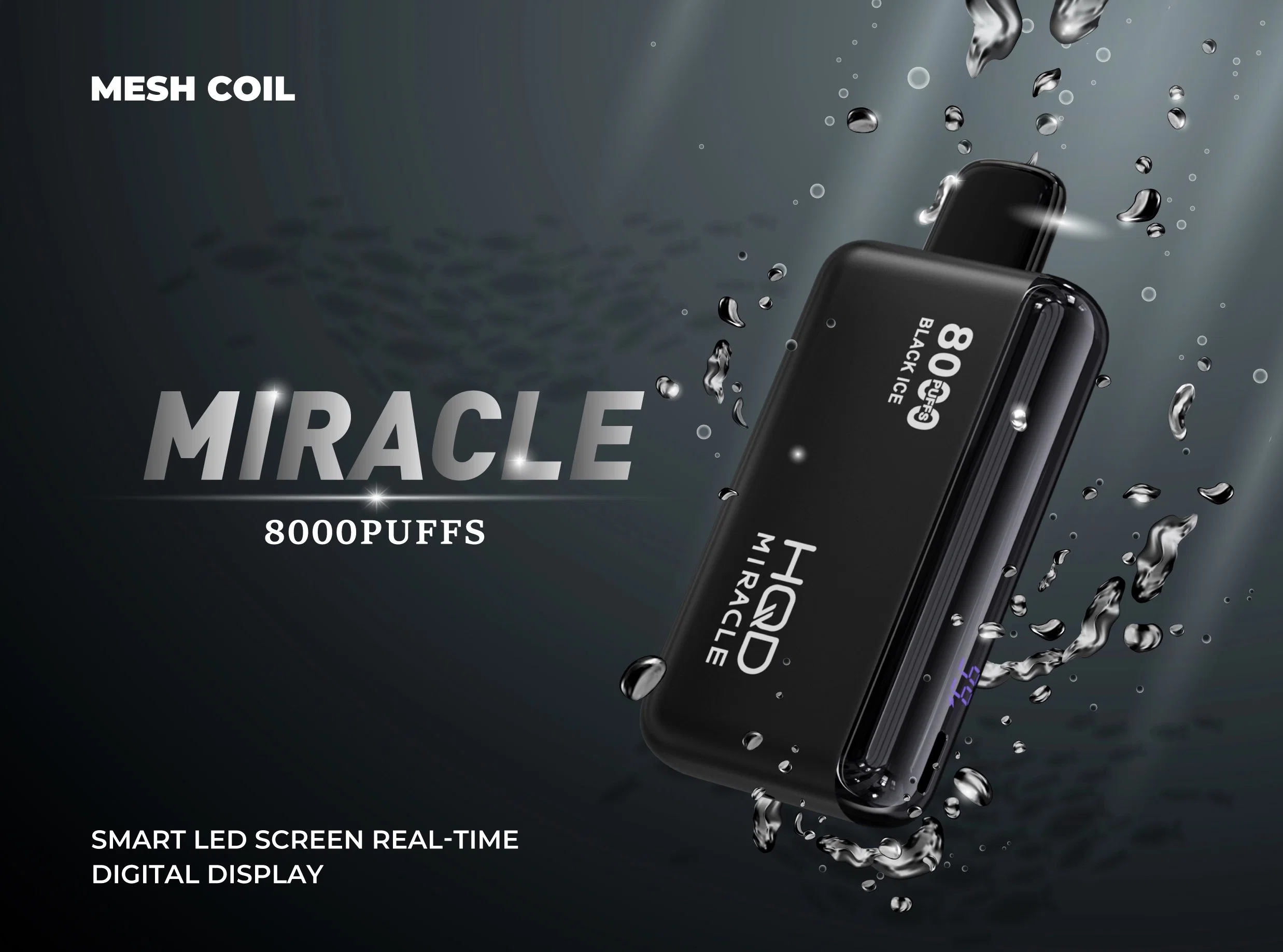 Hqd Miracle Box Style 8000 Puffs Elf Wholesale Price Disposable Vape Bar 8000 5% Nicotine
