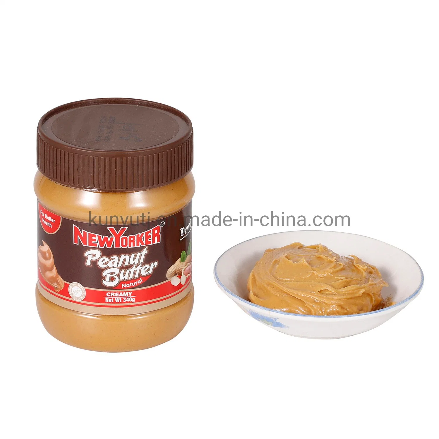 Supply Low MOQ 340g Peanut Paste Peanut Butter From Original Factory