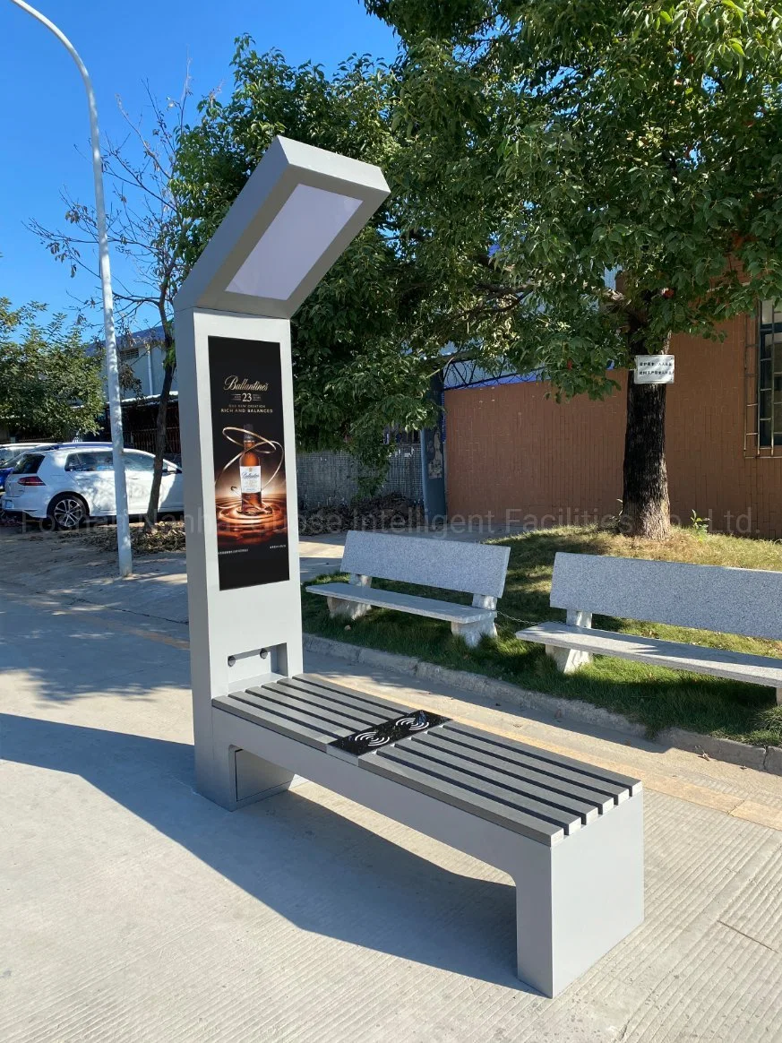 New Intelligent Solar Power Smart Bench Outdoor Chair