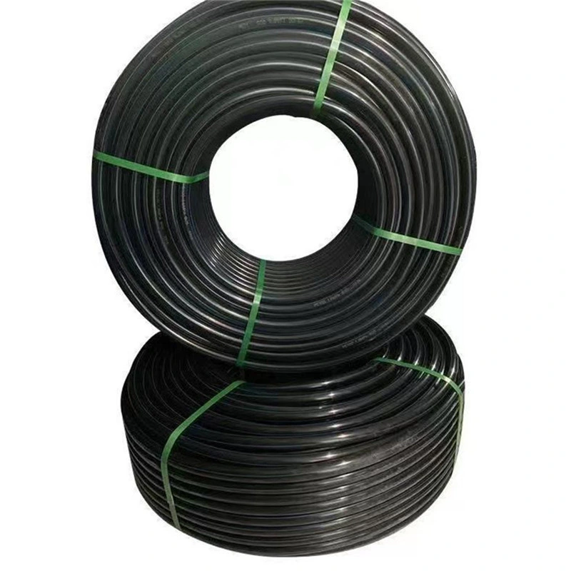 100m Poly Pipe Bewässerung 2 Zoll HDPE Schwarz Kunststoff Wasser Rohr HDPE Rohr PE Rohr