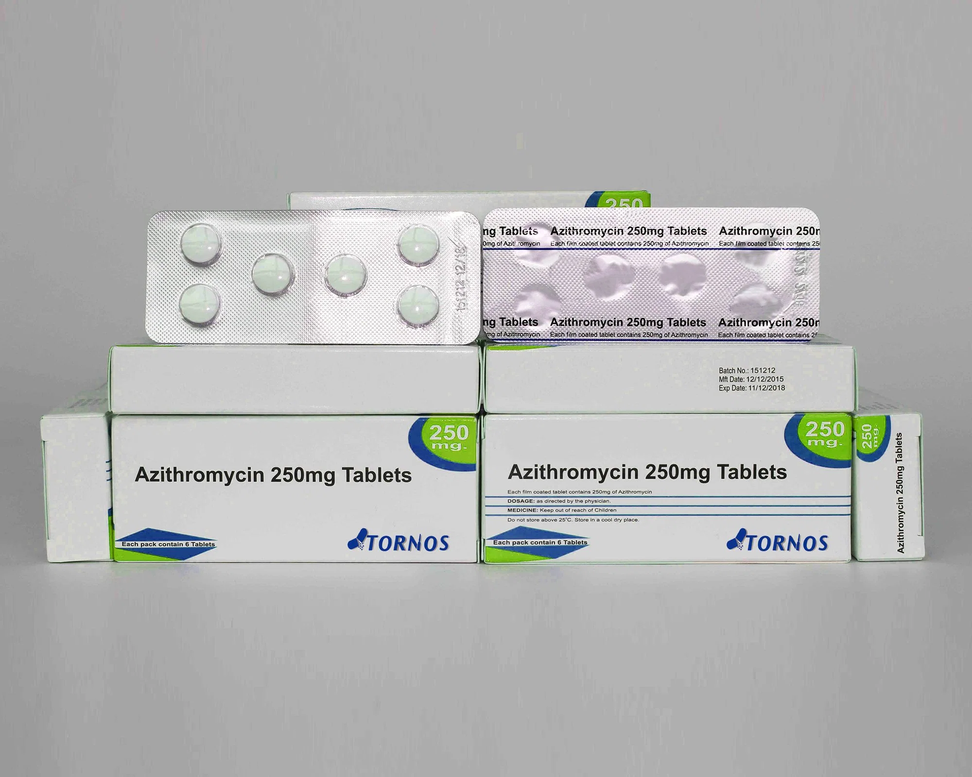 GMP Pharmaceutical Drugs Azithromycin for Injection 0.5g