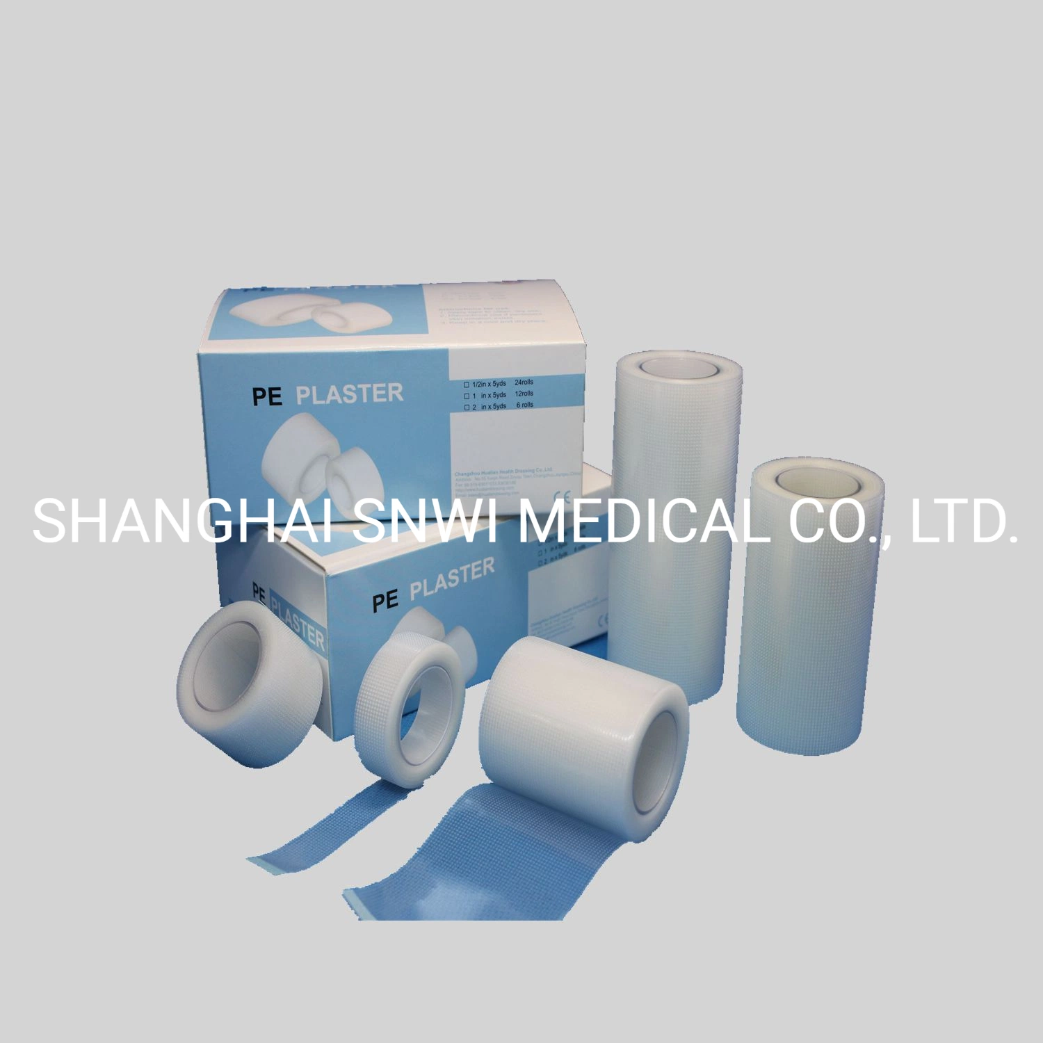 Medical Disposable Surgical Adhesive Micropore Non-Woven Paper Tape / Transpore PE Tape