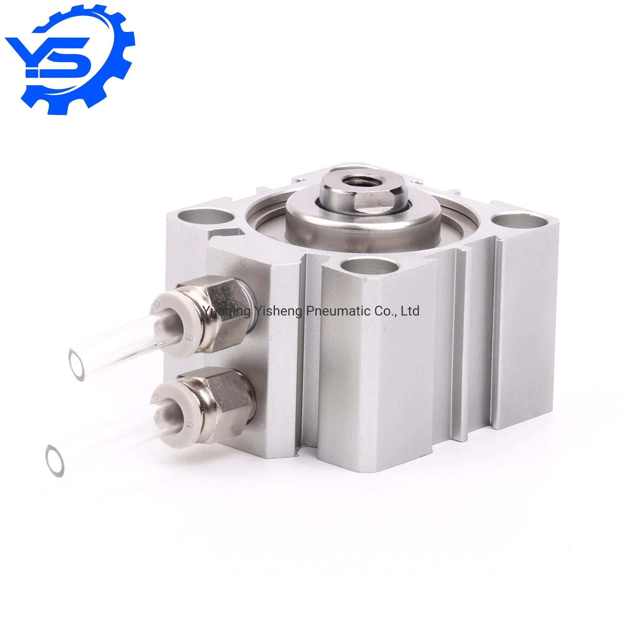 Sda Series Aluminum Alloy Double/Single Acting Thin Type Pneumatic Standard Compact Air Cylinder