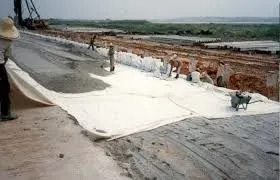 Filtro de tela tejida Geotextile Underlayment Capa de separación tela para la construcción de carreteras en Indonesia