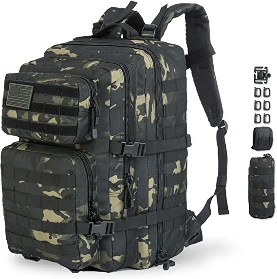 45L Large Molle 3 Day Pack Backpack Bug out Bag Rucksack Daypack Bag