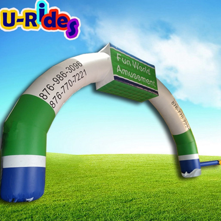 Inflatable Running Arch with LOGO print / inflatable start and finish line arches /inflatable sport arch gate for sale