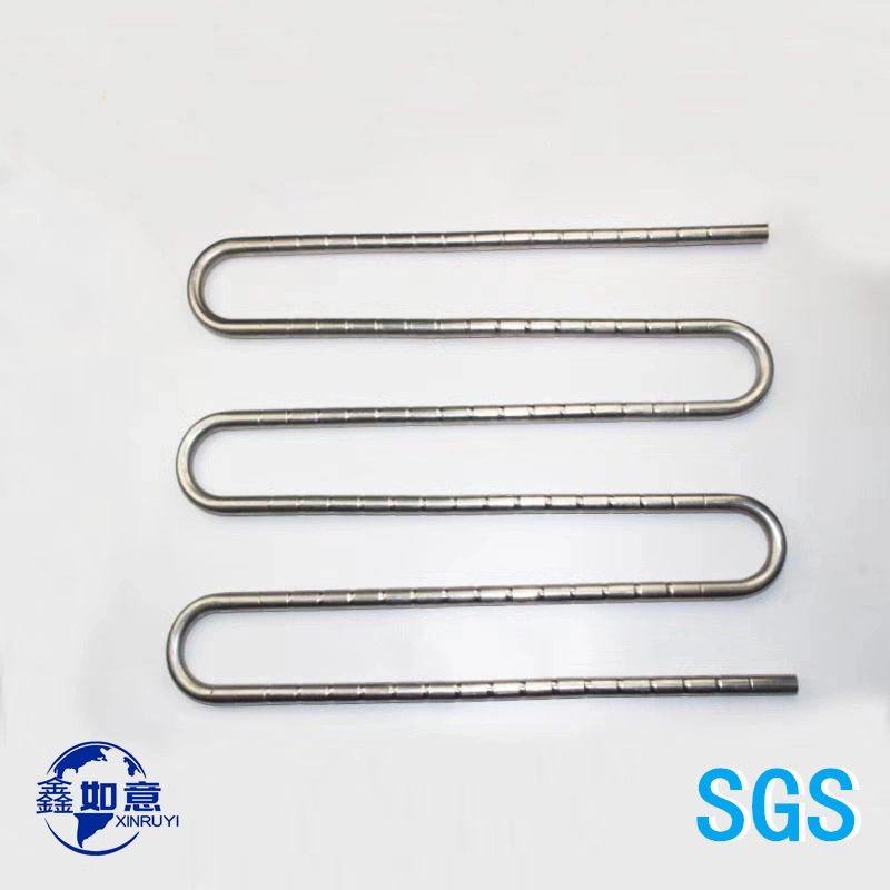 Manufacturer Customized U-Tube Seamless Slotted Thread Corrugated Joint Internal Wave Bending Welding 304 Stainless Steel U-Tube