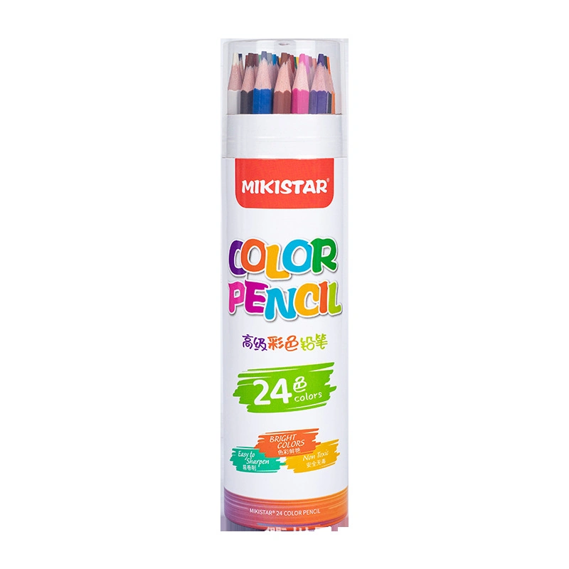 12/24/36/48pcs Color lápiz Set Caja regalo Rainbow dibujo lápiz de color Tubo Color lápiz