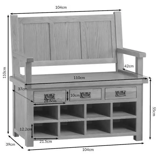 China Wholesale/Supplier Supply European Oak Wooden Furniture Shoes Rack, Bench with 2 Tiers Shelves Display Storage and Organizer for Bedroom, Entryway, Hallway