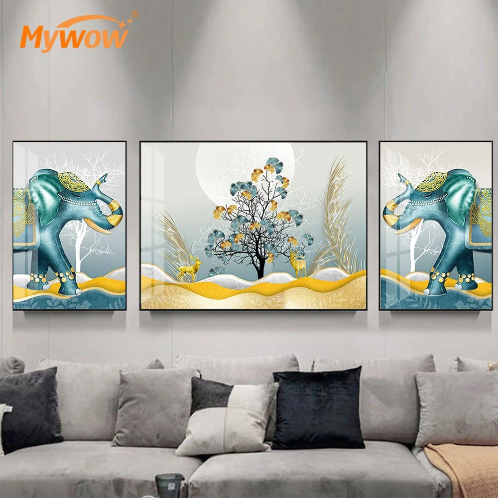 High quality/High cost performance  Contemporary Popular Design Artwork Painting for Living Room Decoration