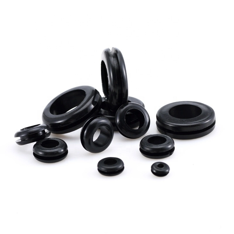 Custom Silicone/ NBR/ Kfm Waterproof Rubber Seal Parts Protective Coils Wire Sleeves