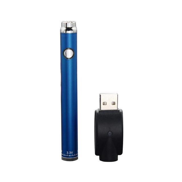 Kit de cargador de pluma de Vape original 650mAh tabaco Pod y torcer la batería con tensión de precalentamiento Mayorista de rosca ajustable 510 Batería cartuchos desechables de vaporizador