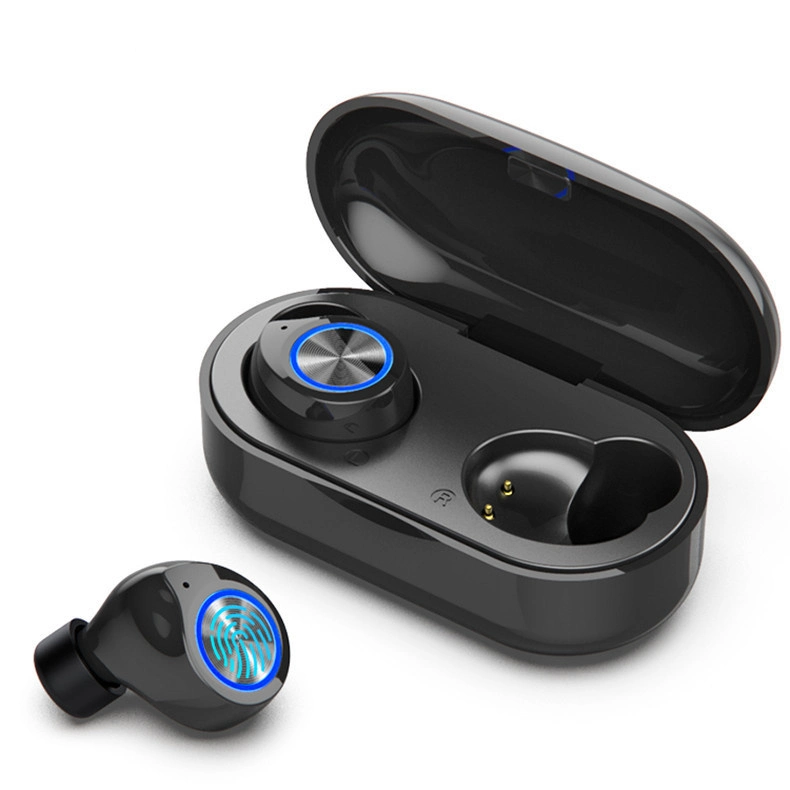 2021 Latest Version Tw60 Wireless 5.0 Bluetooth Earphone Wholesale Handsfree in Ear Headset Tws Earbuds Headphone with Factory Price