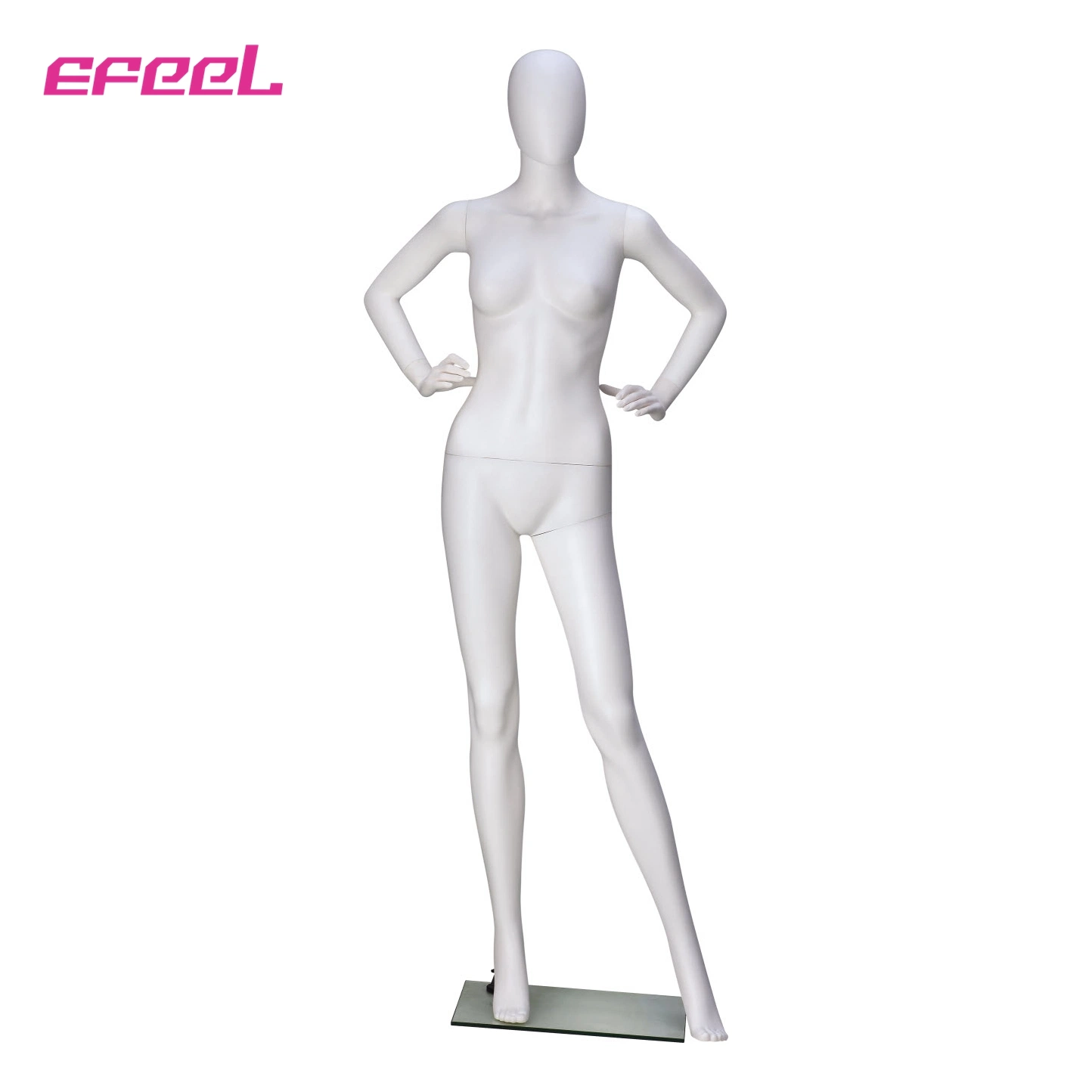 PP Plastic Display Models Female/Woman/Lady/Girl Mannequins with Base Standing