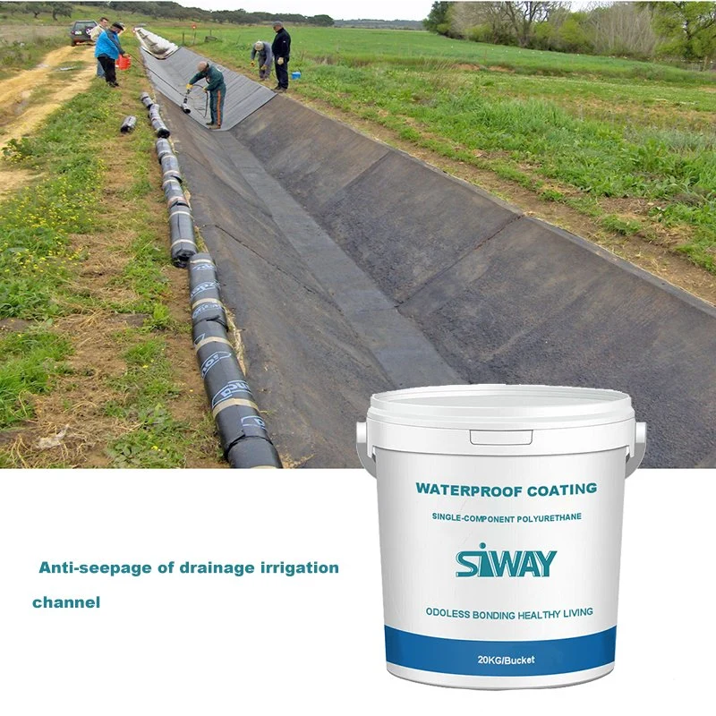 One Package Self Leveling UV Resistance Modified Silicone Coating for Roof Basement Tower Underground Pipe Channel