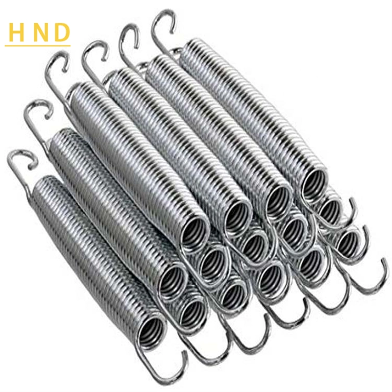 Steel Wire Outer Diameter 0.7mm Outer Diameter 5mm 6mm Stainless Steel Tension Spring with Hook Extension Spring Length 15mm to 50mm