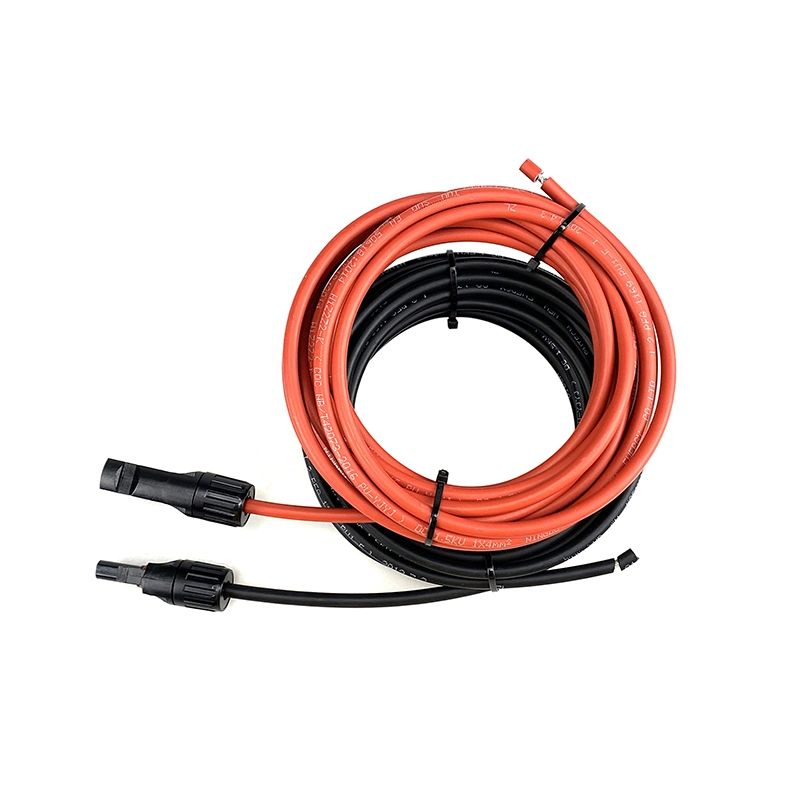 Customization 6mm2 30A 7.62meter 25FT Female Solar Adaptor Cable DC-00 Solar Extension Cable with Male and Female Connector