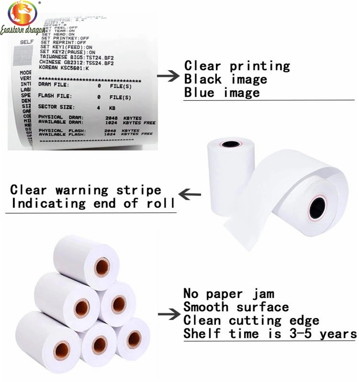 Custom medical thermal paper 80mm X 200mm thermal paper ATM Roll