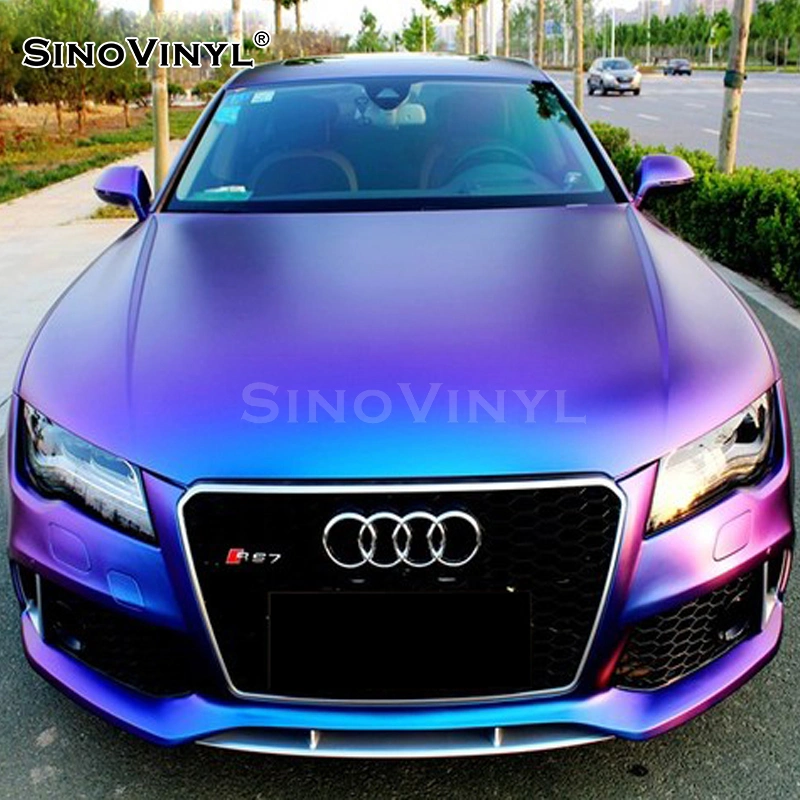 SINOVINYL Chameleon Electro Metallic Car Skin Color Change Wrap Vinyl