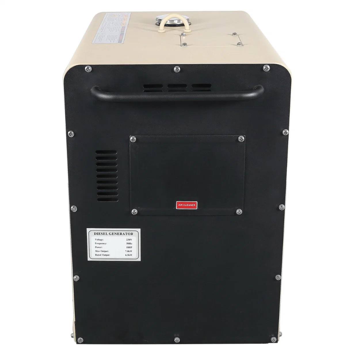 Générateur de soudage diesel silencieux insonorisé portable refroidi par air de 5 kW