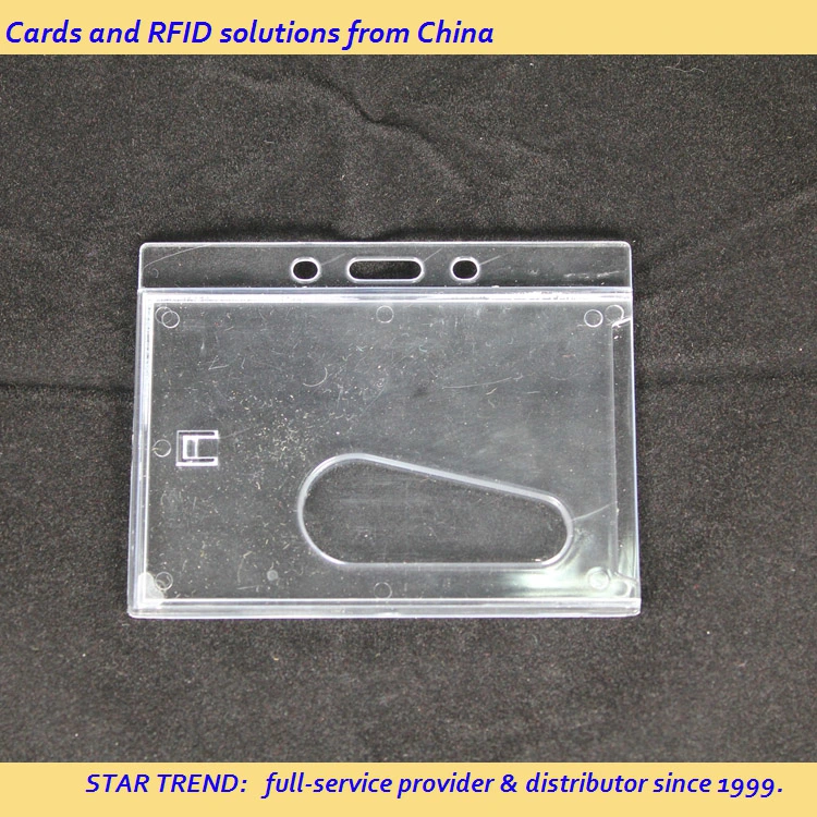 Plastic Card Holder for Office, IC ID Card, Business Card, Name Card