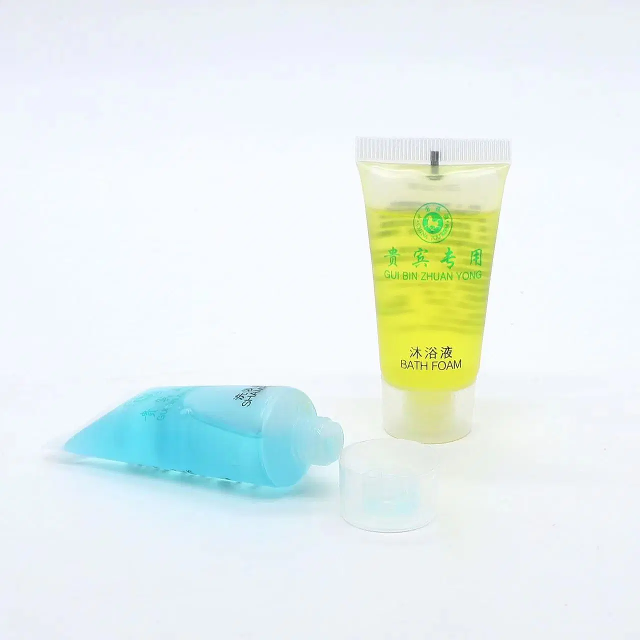 Gel corporal de Hotel tubo embotellada gel de ducha de champú