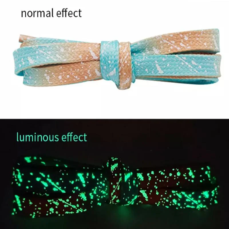 Colorful Shoe Accessories Luminous Sneakers Custom Shoelaces Shoe Laces