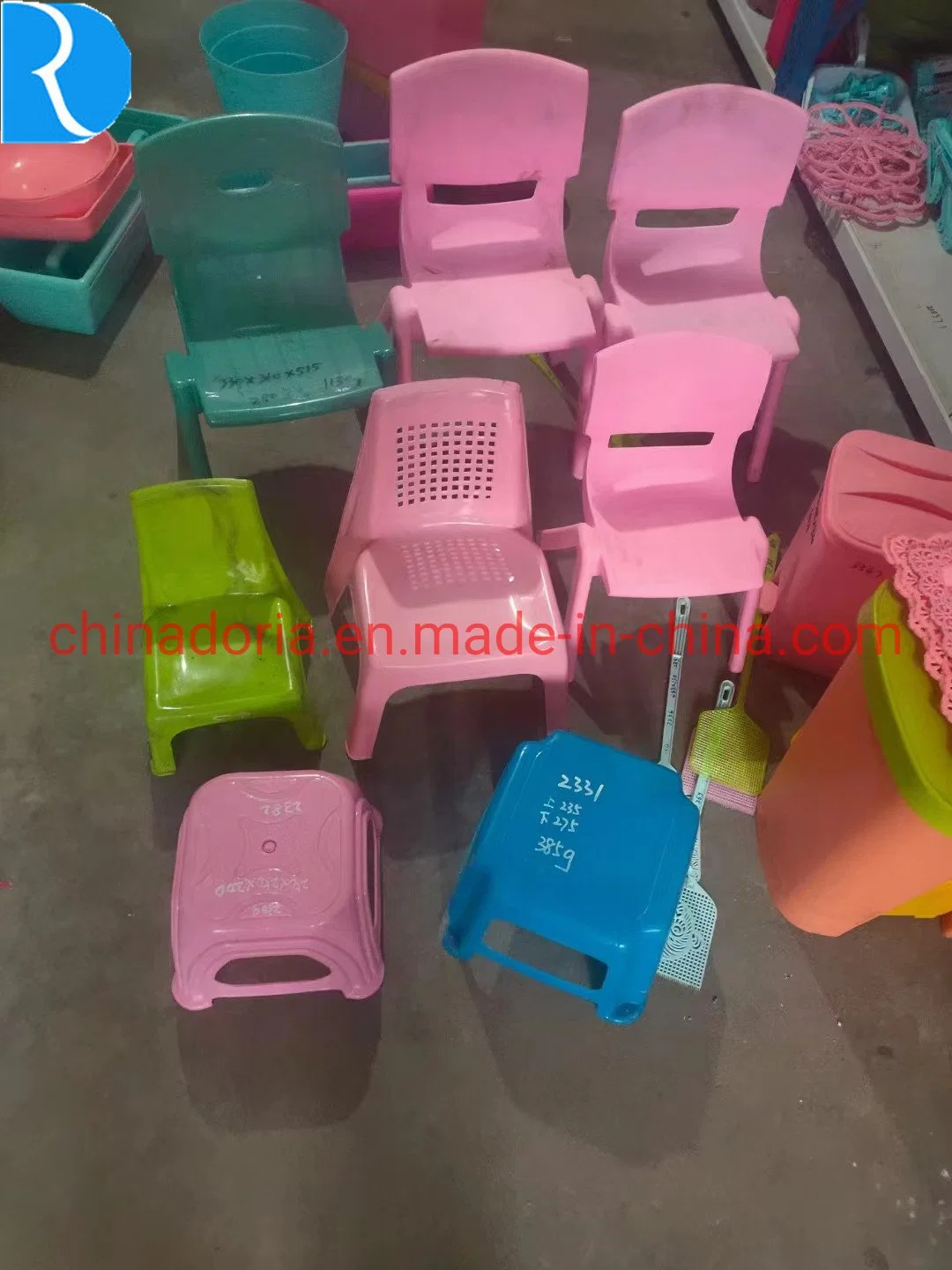 Second Hand 1cavity Cool Runner Children Plastic Chair Used Mould