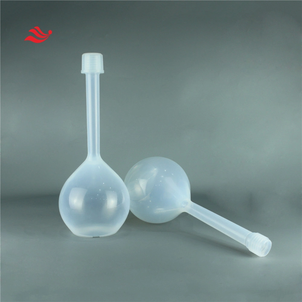 PFA 25ml Volumetric Flask Fixed Volume Translucent Laboratory Analysis Repeated Use