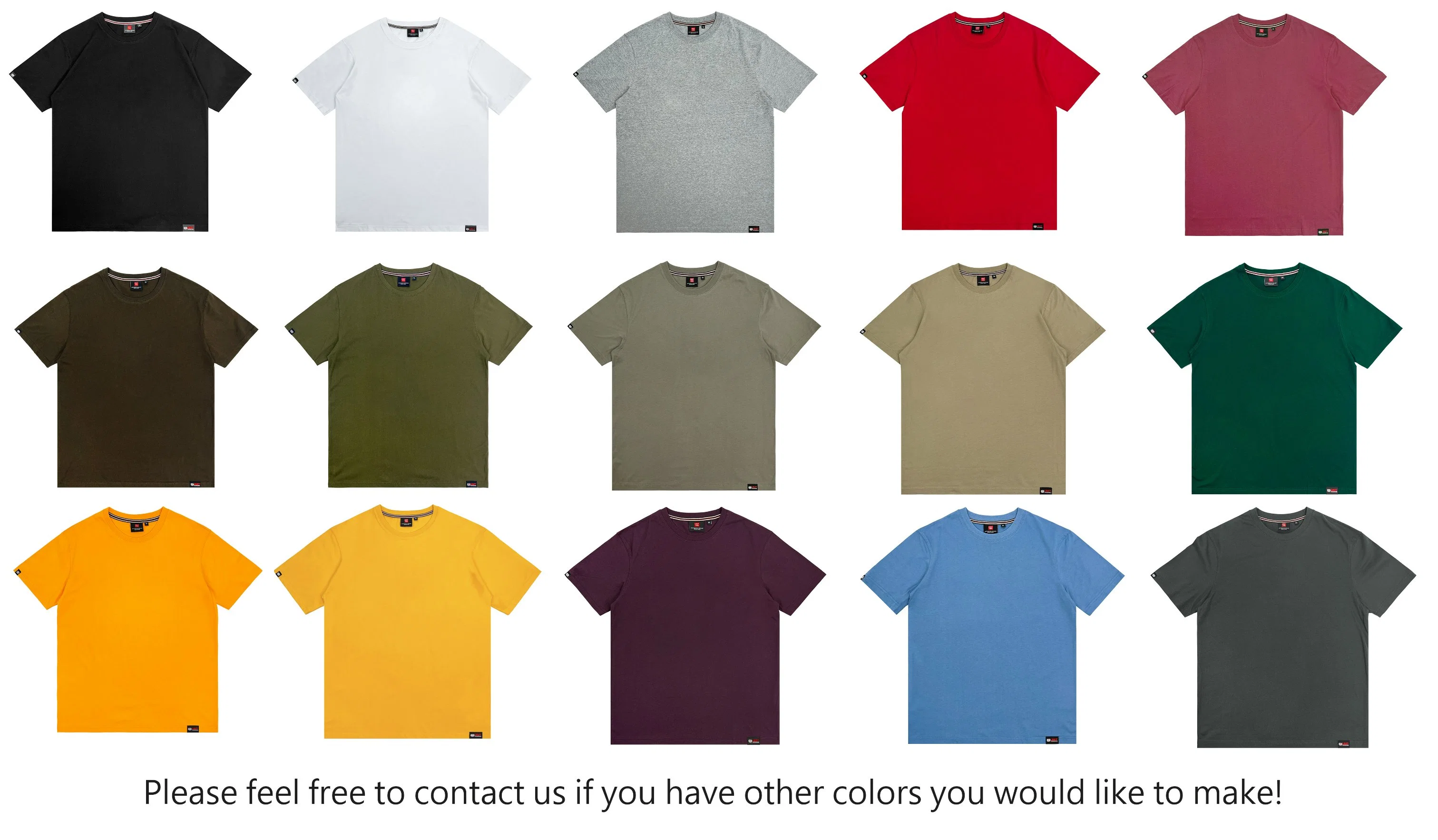 Высокое качество летом 100% хлопок обычная мужчин T падение рубашки и взять на себя пользовательские печать графический логотип плюс размер мужчин' S O-образным вырезом футболки