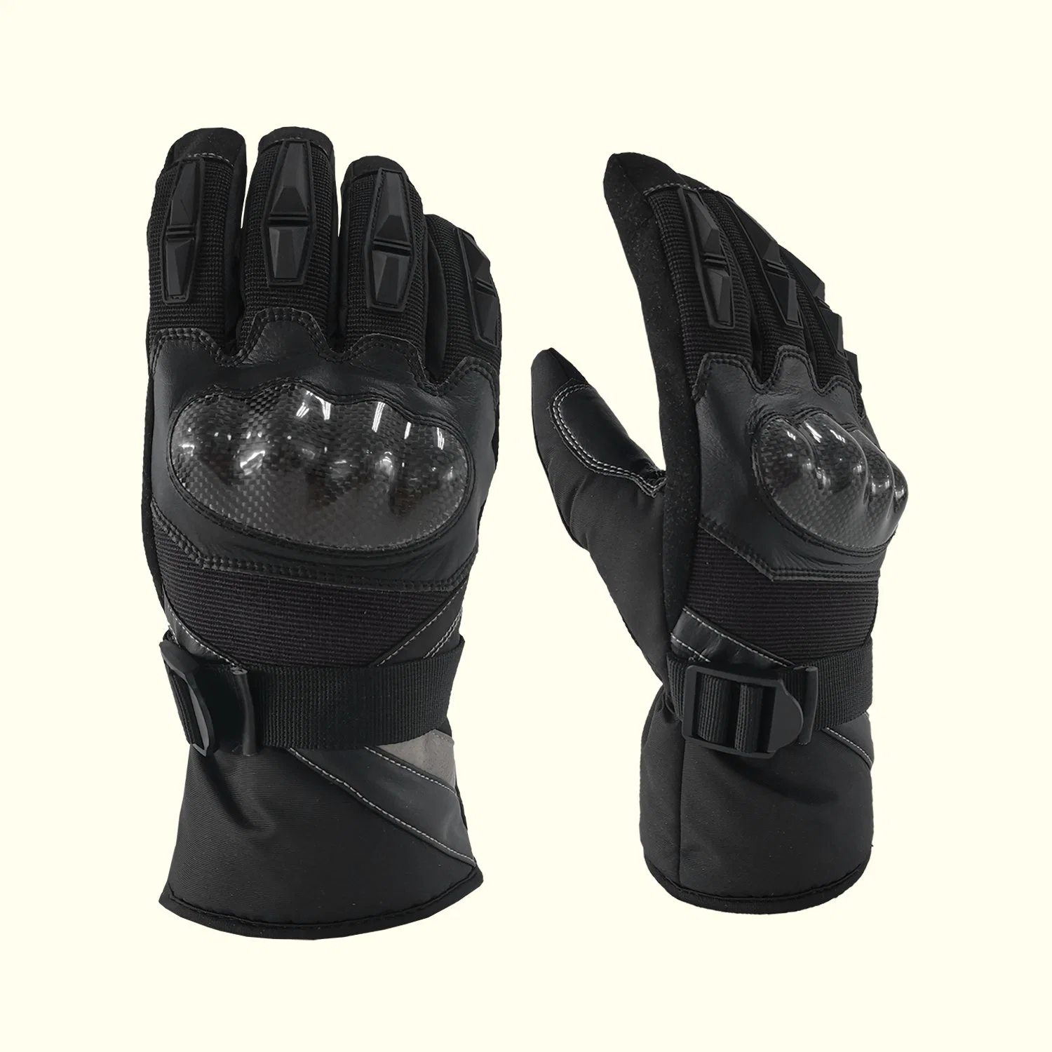 Invierno cálido Deporte al aire libre Motociclismo Racing Guantes Protección contra impactos impermeable