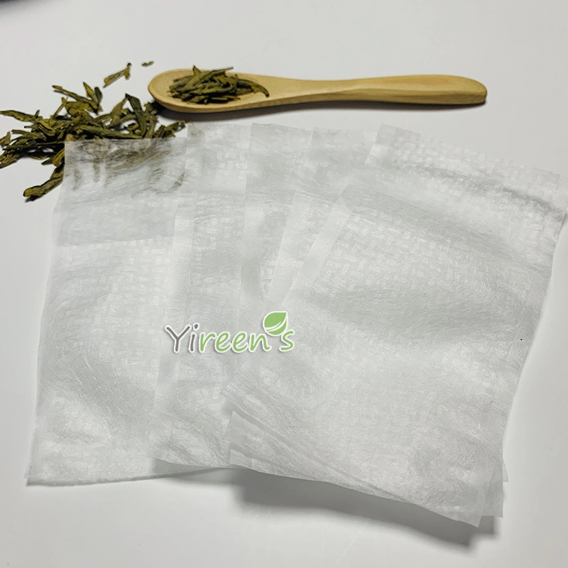 Biodegradable PLA Corn Fiber Extra Slim Teapot Filter Bags, with Front Short and Back Long Slip Design, No Gusset Bottom, Customize Size