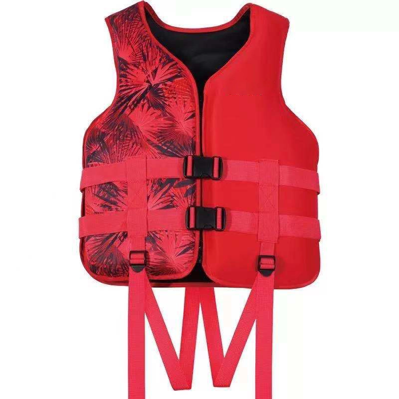 High Buoyancy Marine Fishing Adult Portable Black Life Vest Life Jacket