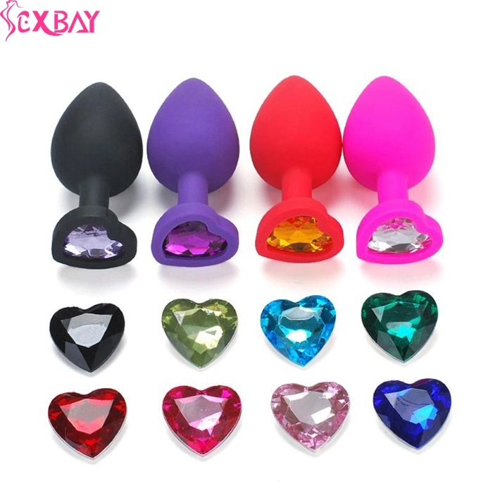 3PCS Silicone Anal Plugs Prostate Massage Anus Dilator Anal