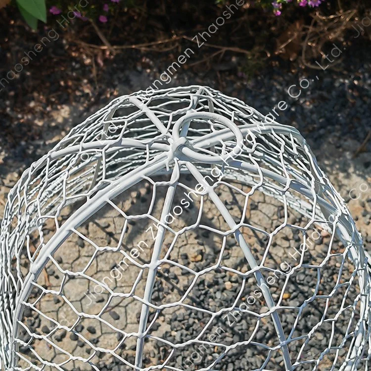 Poulet sur mesure en fil de jardin Cloche Plant cage protection d'usine en métal Couvercle