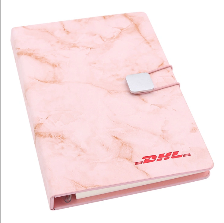 Custom Fashion PU Leater Cover Notebook Colors Sticker for Office Remark