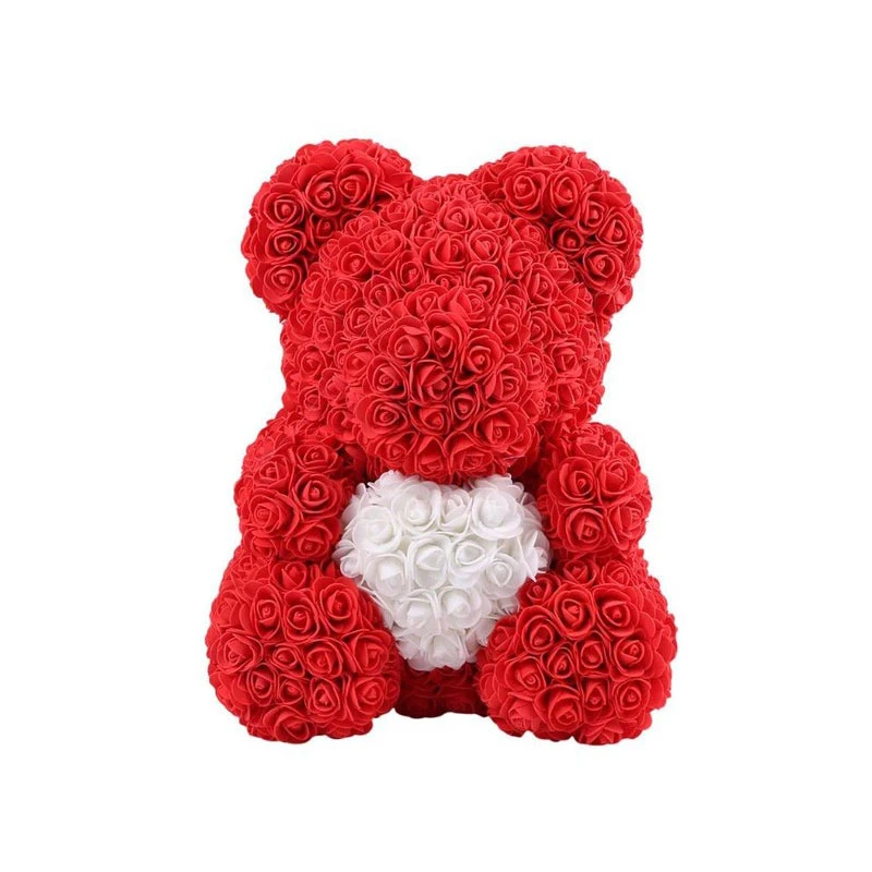 Wholesale Valentine's Day Girlfriend Gift Small Tedy Bear Ours En Roses Rozen Beer Teedy Foam Teddy Rose Bear