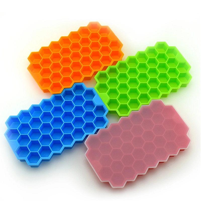 Les cellules de silicone de qualité alimentaire 37 Honeycomb bac à glaçons