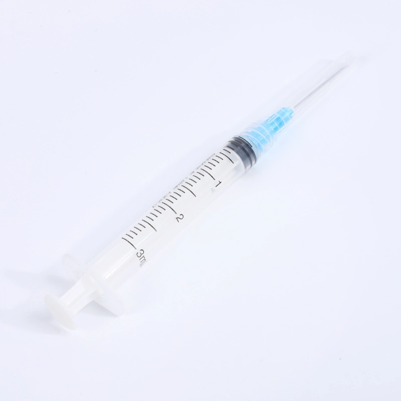 New 3ml Plastic Medical Disposable Vaccine Syringes and Needles