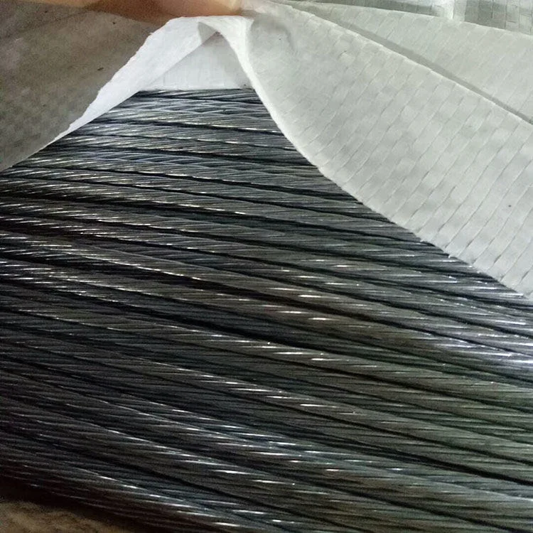 Galvanized Steel Strand 1X7 Diam 12.7mm Tensile 1860 Factory Price