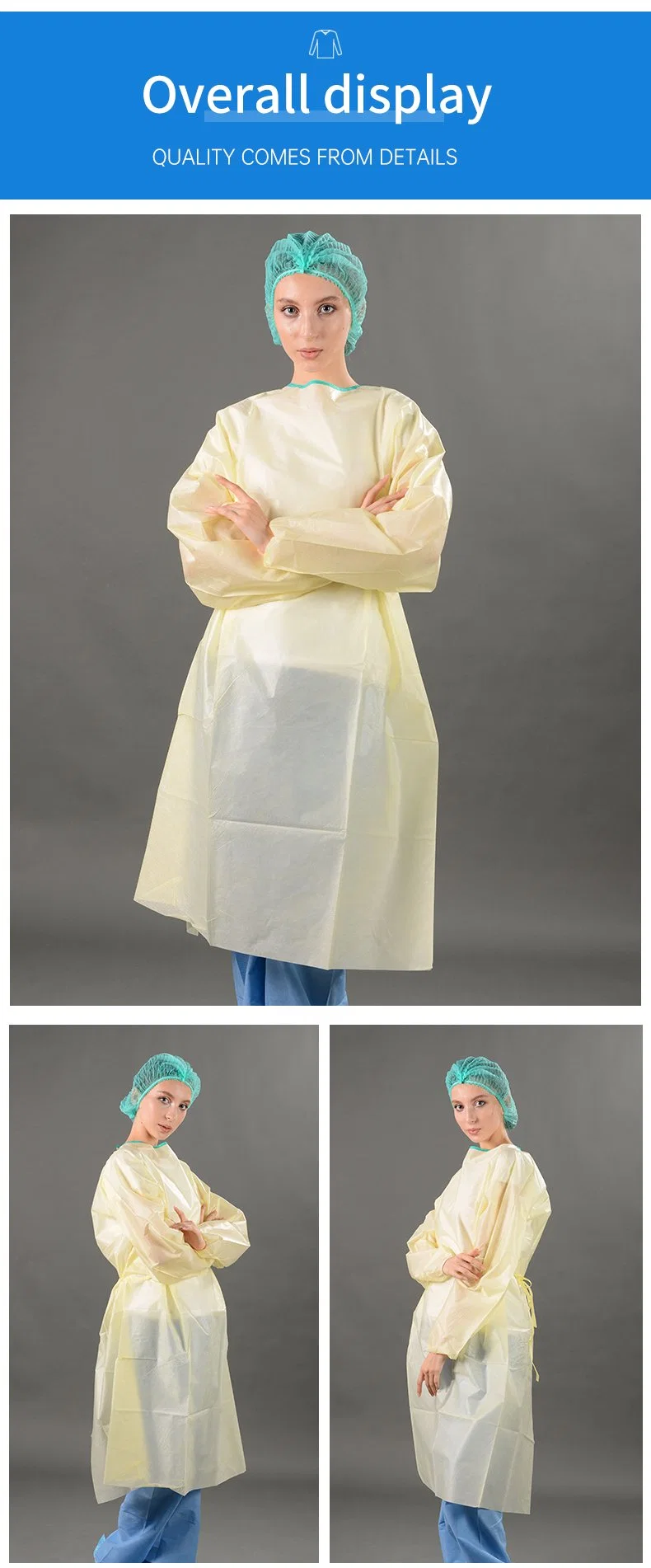 Medical Surgical Gown Isolation Grown in Safety Clothing