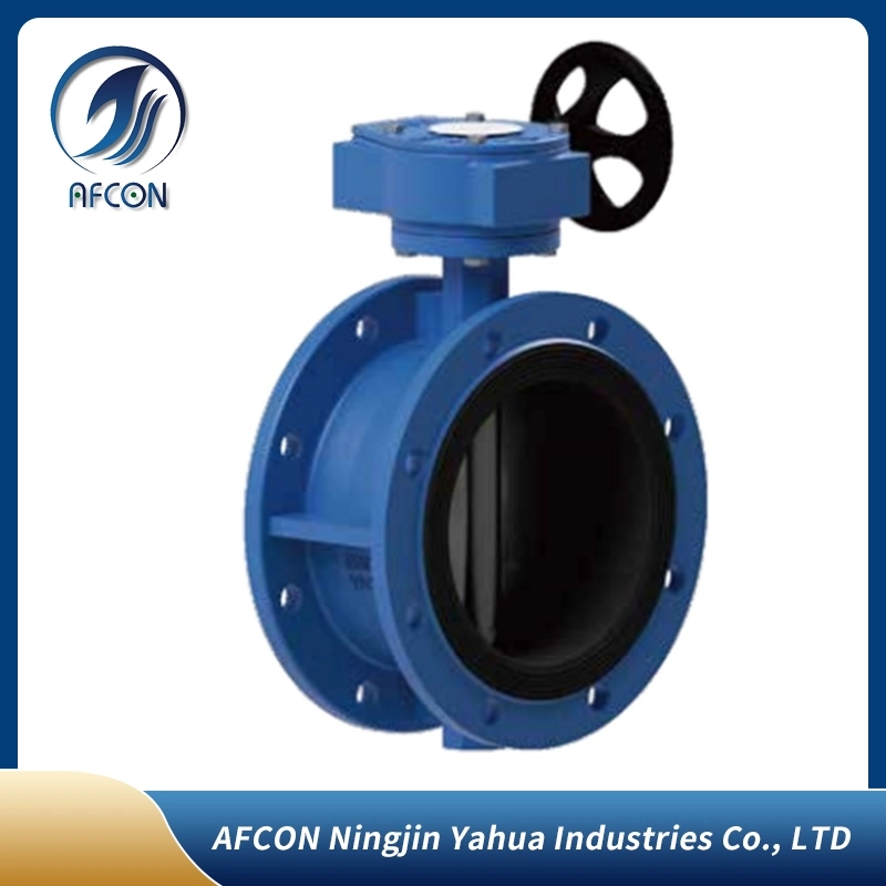 Gearbox Switch Box Double Acting Actuator Soft Seat Wafer or Flanged Butterfly Valve