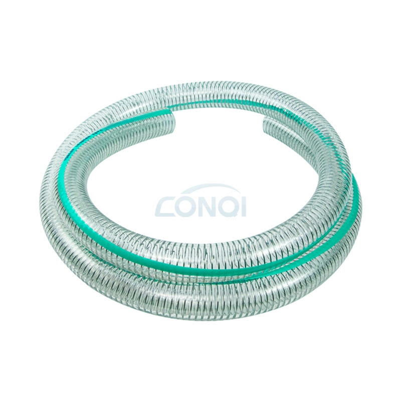 China Wholsale PVC Anti-Static Steel Wire Reinforced Hose Pipe Spring PVC Steel Wire Hose