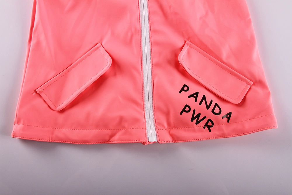 Stockpapa дешевые цены детский розовый Panda PU Parka