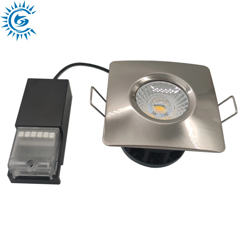 Tudo em Um fácil de instalar 3000K, 4000K, 6000K DIMERIZÁVEL COB 5W 6W 7W 8W 10W LED de iluminação embutida Down-Light com molduras coloridas