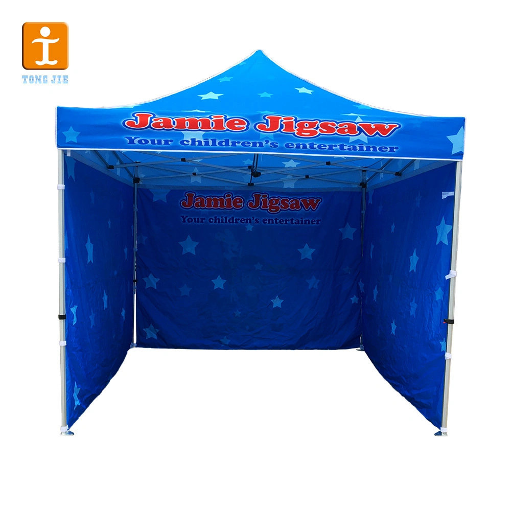 Custom Printing 600d Oxford Aluminum Frame Trade Show Tent Promotion Canopy Foldable Pop up Marquee