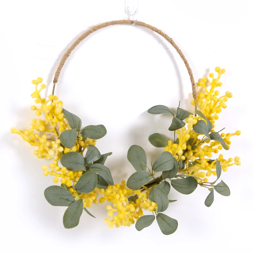 Ins Artificial Flowers Wreath Spring & Summer Half Ring Wedding Party Everyday Decoration