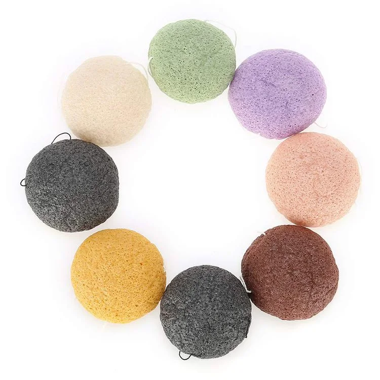 Face Exfoliation Cleaning Sponge Facial Sponge Puff 100% Natural Facial Scrub Face