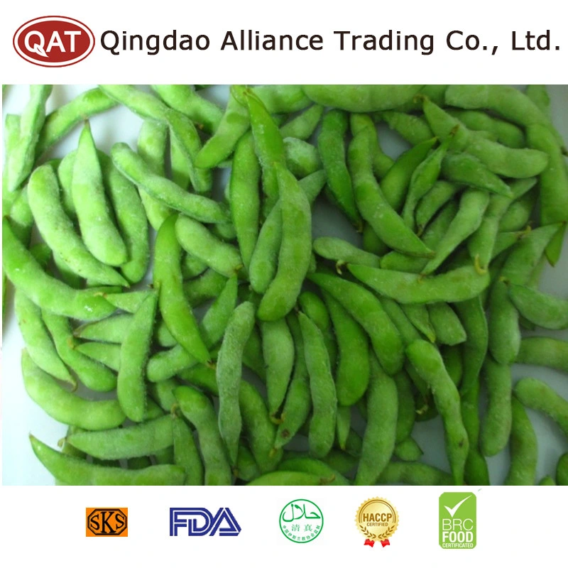 Taiwan Variety IQF Frozen Green Edamame Kernels Soy Beans with Factory Price in Bulk Retail Packing